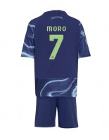 Ajax Raul Moro #7 Venkovní dres pro děti 2025-26 Krátký Rukáv (+ trenýrky)